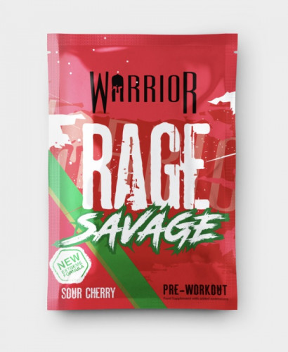 Warrior Rage Savage - Sour Cherry - 16.5g Sample 1
