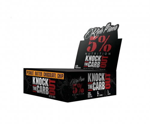 Knock The Carb Out Bar 10 бр. 5% Nutrition Rich Piana 1