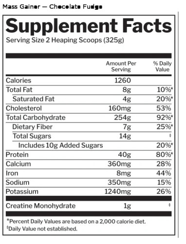 Rule 1 MASS GAINER 5.2kg 2