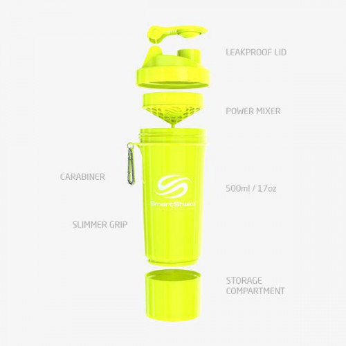 Yellow Neon 500ml SmartShake 2