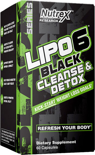 LIPO-6 BLACK CLEANSE & DETOX 60 caps NUTREX 1