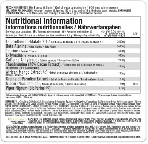 Per4m Energy Pre-Workout 2