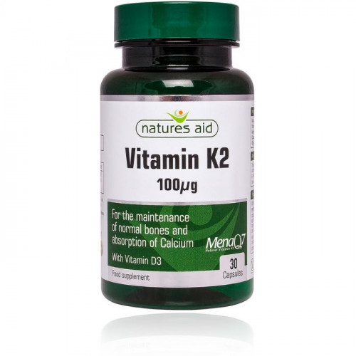 Vitamin K2 (100mcg) MenaQ7 Natures Aid 1