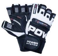 Training Gloves with Wristwraps | No Compromise - White / Black