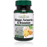 Ginger, Turmeric & Bromelain Natures Aid 1