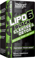 LIPO-6 BLACK CLEANSE & DETOX 60 caps NUTREX