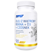 SFD Nutrition Масло от черен дроб на акула + Витамин D3 + Чесън 90капс.