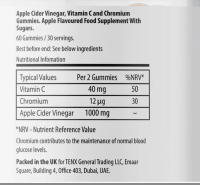 10X Athletic Apple Cider Gummies 60 gummies 2