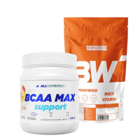 BCAA MAX SUPPORT 500gr + Мултивитамини и минерали 180 tab